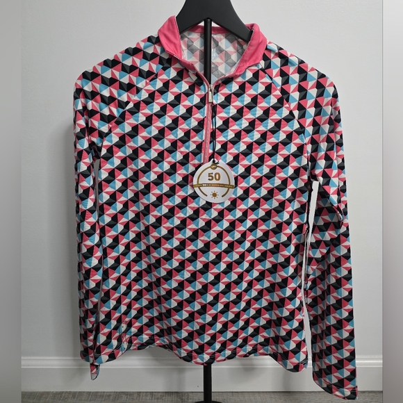Tail Other - NWT Girl's Geometric Patterned Long Sleeve Top ☀️UPF 50- Size Small